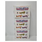 Set (3) 1991 Spec Cast U.S Mail Airplane Banks