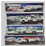 (4) Hess Gas Promo Trucks 1990, 95, 00 & 02 (MIB)