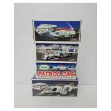 (4) Hess Gas Promo Trucks 1993, 96, 01 & 08 (MIB)