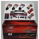 SCX Digital Racing 1:32 Pit Box Set w/3 Cars