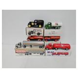 (6) Ertl Gas & Oil Promo Banks (MIB)
