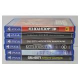 (6) Playstation 4 Video Games