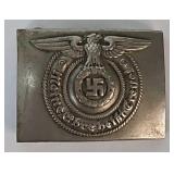 Military - WWII German Waffen SS Belt Buckle