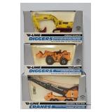 (3) Bachmann B-Line Die Cast Construction Vehicles