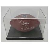 Autographed Dallas Cowboys Football w/Case