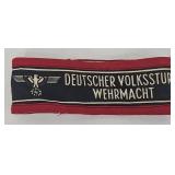 Military - WWII German Volksstrum Arm Band