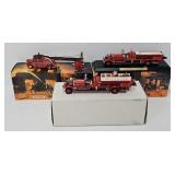 (3) Matchbox Fire Engine Series Die Cast Models