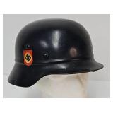 Military - WWII German Fire Police Helmet
