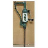 Quaker State Oil Drum Barrel Hand Crank, 37" Long