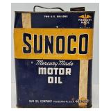 Vintage Sunoco 2 Gallon Motor Oil Can
