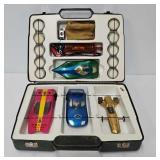 GTX Carry Kit w/4 Garvic 1;32 Slot Cars & Access.