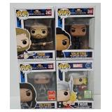 (4) Funko Pop Marvel Series Figures (MIB)