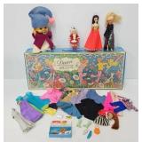 Dawn Vinyl Doll Case w/Dawn Doll & Clothing
