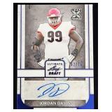 Jordan Davis 2024L Draft R/C Autograph Blue #52/75