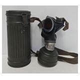 Military - WWII German Gas Mask & Canister