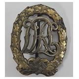 Military - WWII German DRL Bronze Sports Badge
