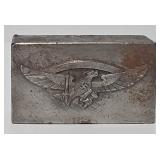 Military - WWII German National Eagle Die Block