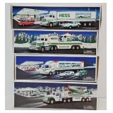(4) Hess Gas Promo Trucks 1992, 95, 97 & 02 (MIB)