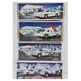 (4) Hess Gas Promo Trucks 1993, 94, 04 & 11 (MIB)