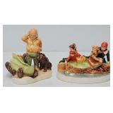 (2) Sebastian Miniatures Figurines