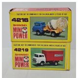 (2) 1970 Japan Shinsei Mini Power Die Cast Trucks