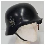 Military - WWII German Fire Police Helmet