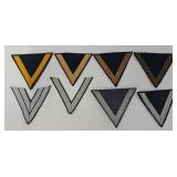 Military - (8) WWII German Rank Chevrons