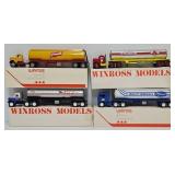 (4) Winross 1:64 Die Cast Promo Tractor & Tankers