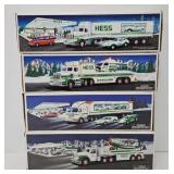 (4) Hess Gas Promo Trucks 1992, 95, 97 & 02