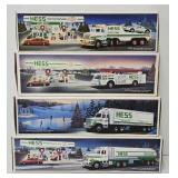 (4) Hess Gas Promo Trucks 1987, 89, 91 & 92