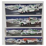 (4) Hess Gas Promo Trucks 2000, 02, 06 & 10 (MIB)