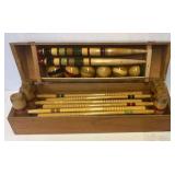 Vintage croquet set