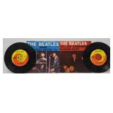 (2) Beatles 45RPM Records w/Picture Sleeves
