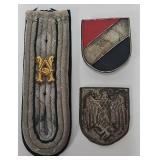 Military - WWII German Pith Helmet Insignias