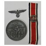 (3) WWII German Military Items