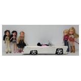MGA F.M. Cruiser (w/FM Radio) & (5) Bratz Dolls