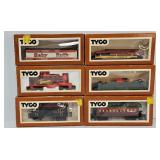 Train - (6) Tyco HO Freight Cars w/OB
