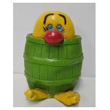 1971 Kilroy/Hobo Peek-a-Boo Vinyl Coin Bank