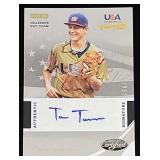 Trea Turner 2013L Certified USA Baseball Autograph
