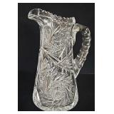 American Brilliant (ABP) Cut Glass Pitcher