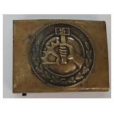 Military - WWII German NSBO Belt Buckle