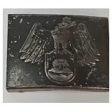 Military - WWI German Veterans Steel Belt Buckle