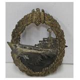Military- WWII German Blockade Runner Combat Badge