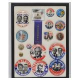 (17) Asst Political Pin Backs