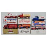 (6) Ertl Gas & Oil Promo Die Cast Coin Banks