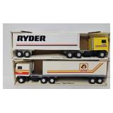 Ertl Pressed Steel Ryder & Little Debbie Trucks