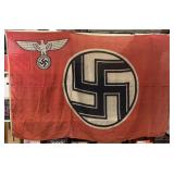 Military - Huge WWII German NSDAP Service Flag