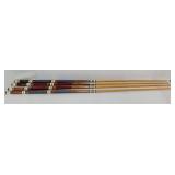 (4) 21 Oz 2Pc  Pool Cues