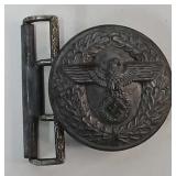 Military - WWII German State Forestry Belt Buckle