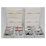 (4) Winross 1:64 Die Cast Tandem Tractor Trailers